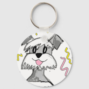 Porte-clés Schnauzer de Chibi