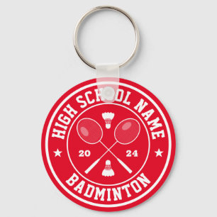 Porte-clés School Badminton Club Personalized Sports