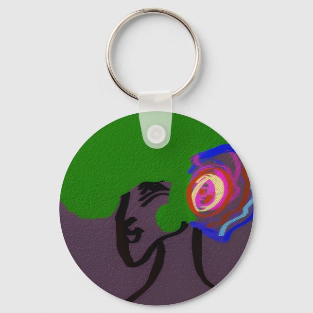 Porte-clés Sci-fi Seashell Creature Keychain (Recto)