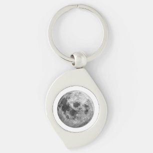 Porte-clés Science de l'astronomie spatiale de la Pleine lune