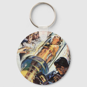 Porte-clés Science-fiction vintage, Expérience de laboratoire