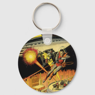 Porte-clés Science-fiction vintage, Extra-terrestres de la SF