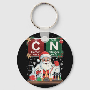 Porte-clés Science Noël Carbone Azote Six Sept 6 7 Moi