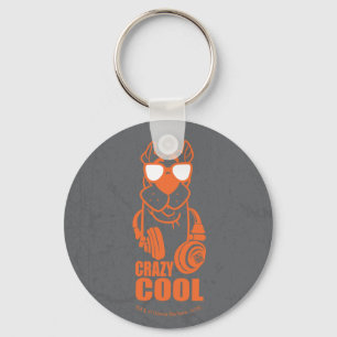 Porte-clés Scooby-Doo "Cool fou" casque graphique