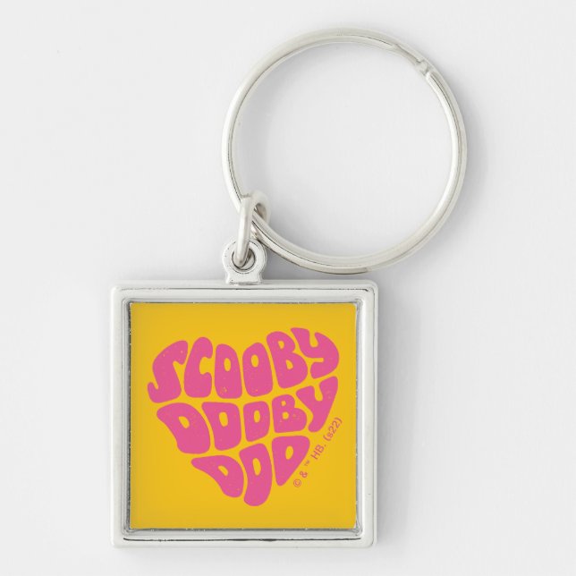Porte-clés Scooby Doo Doo Heart (Devant)