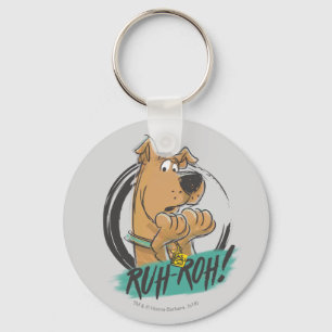 Porte-clés Scooby-Doo "Ruh Roh !" Croquis de marqueur