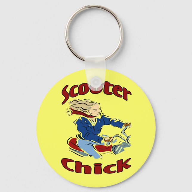 Porte-clés Scooter Chick (Recto)