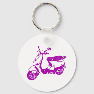 Porte-clés Scooter pourpre