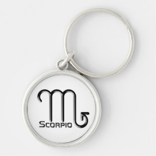 Porte-clés SCORPIO, Conception abstraite du signe zodiaque,
