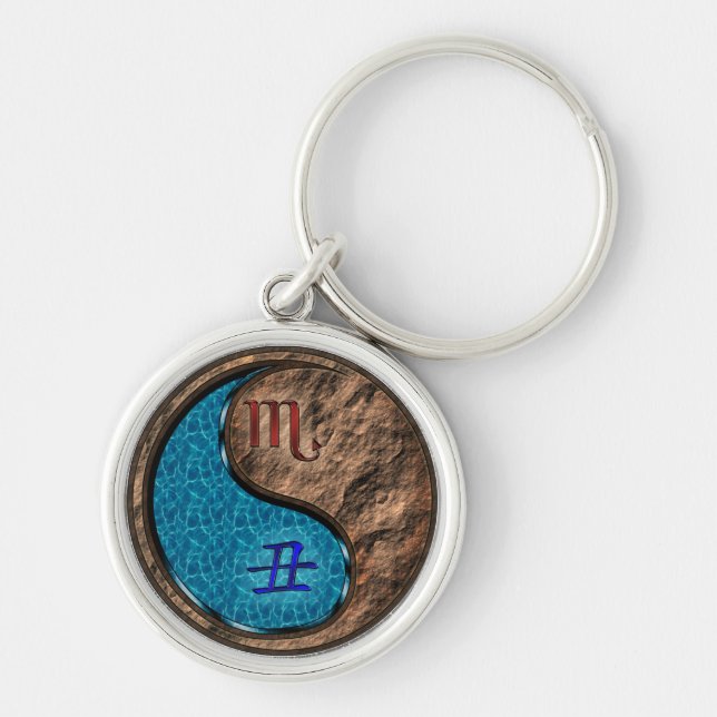 Porte-clés Scorpio et Ox de la Terre (Devant)