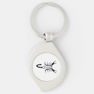 Porte-clés Scorpio noir Scorpion étoile