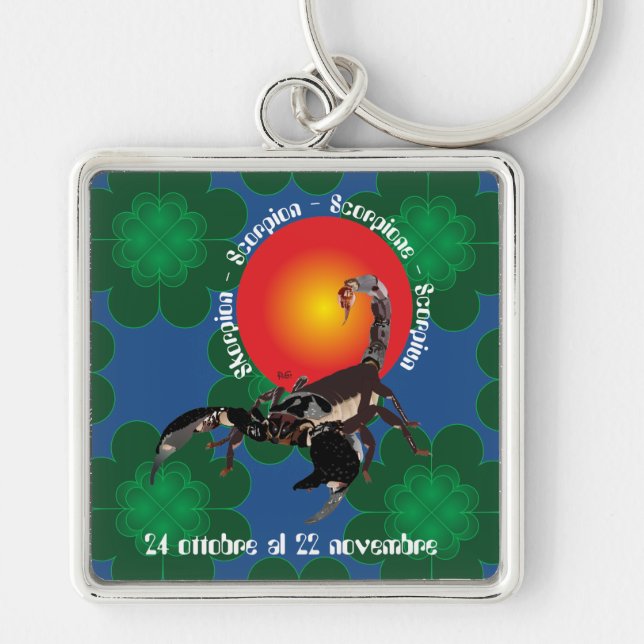 Porte-clés Scorpione 24 ottobre al 22 novembre Portachiavi (Devant)