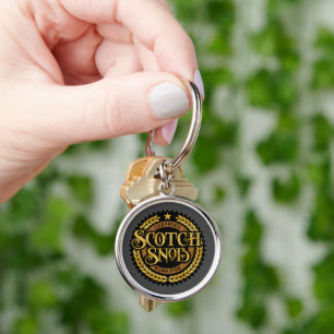 Porte-clés Scotch Snob - drôle de buveur de whiskey