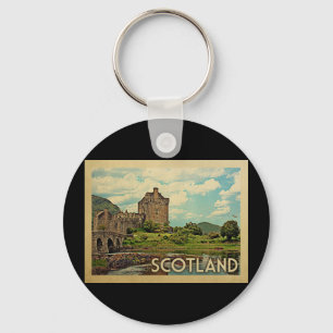 Porte-clés Scotland Castle Vintage voyage