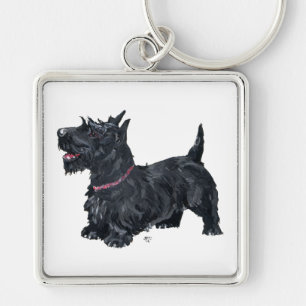 Porte-clés Scottie sympathique