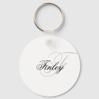 Porte-clés Script Monogramme minimaliste Wassermarke