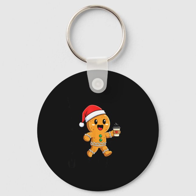 Porte-clés Scy And Caffeinated Coffee Men Women Gingerbread C (Recto)