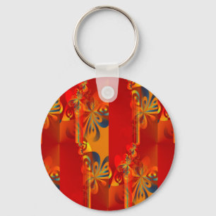 Porte-clés Seamless Graphic Design - rouge orange I