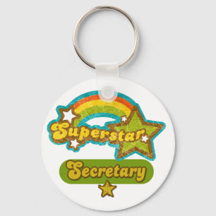 Porte-clés Secrétaire de superstar