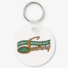 Seeburg 1000 Music Logo Keychain