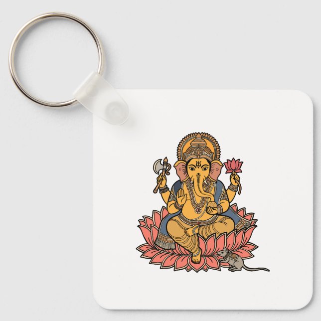 Porte-clés Seigneur Ganesh (Recto)