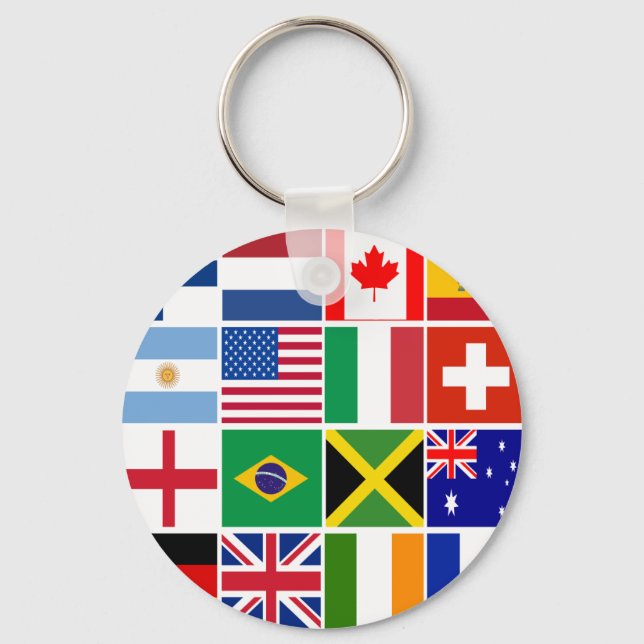 Porte-clés Seize drapeaux de beaucoup de nations T-shirts, Mu (Recto)