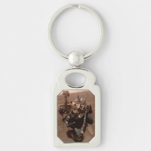 Porte-clés Selfie de Mars Curiosity paysage martien rouge
