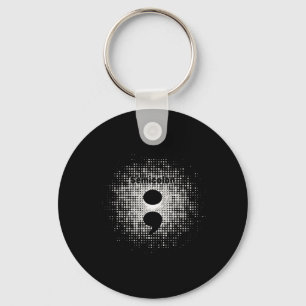 Porte-clés Semicolon - Sticker pour l'esprit guerrier