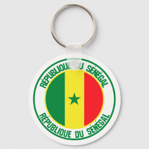 Porte-clés Senegal Round Emblem