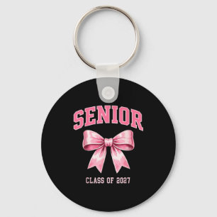 Porte-clés Senior 2027 promotion 2027 arc-en-ciel rose coquet