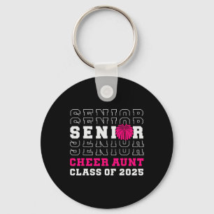 Porte-clés Senior Pom-pom girl Tante Cheer Cl De 2025 Graduat