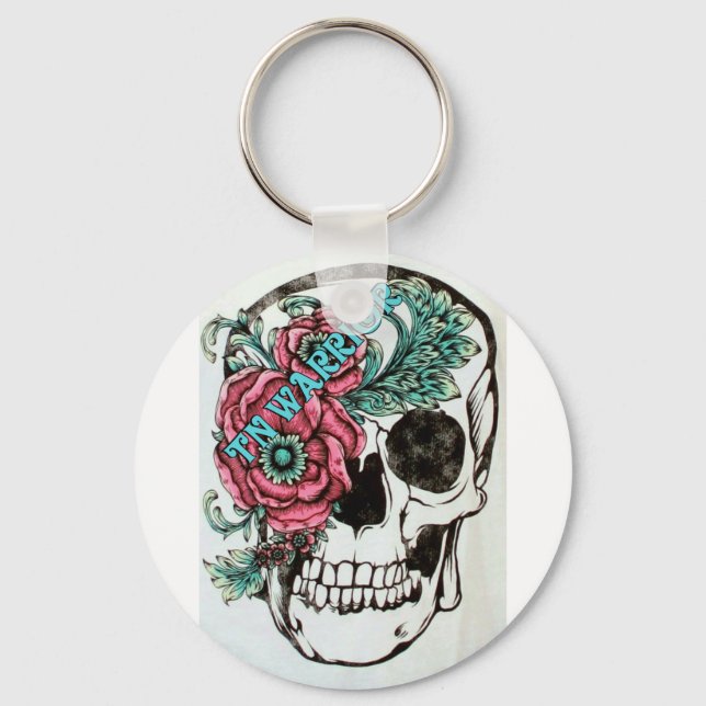 Porte-clés Sensibilisation à la neuralgie trigeminale (Recto)