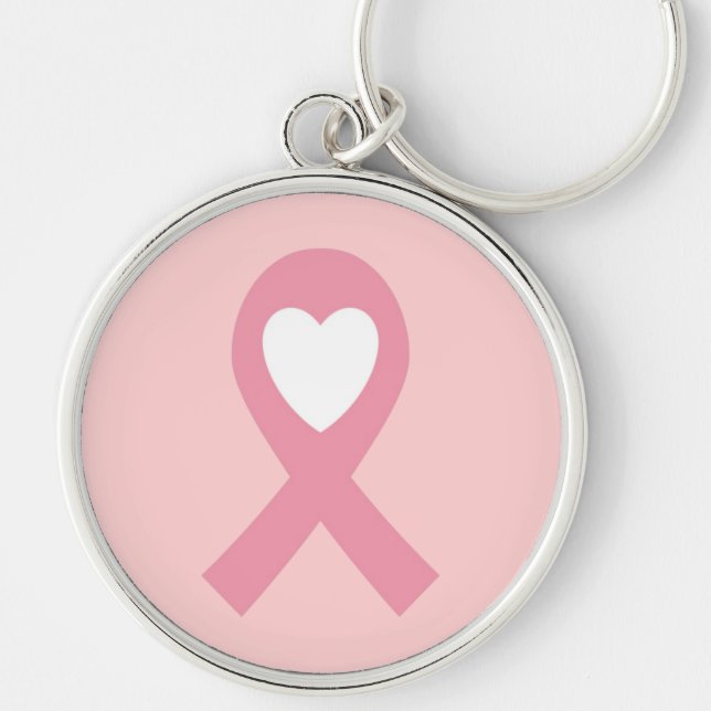 Porte-clés Sensibilisation au cancer du sein (Devant)