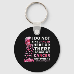 Porte-clés Sensibilisation au cancer du sein Je n'aime pas le