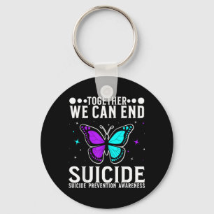Porte-clés Sensibilisation au soutien du suicide Prévention d