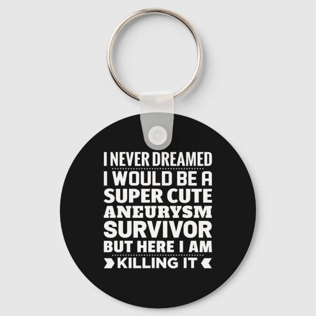 Porte-clés Sensibilisation du survivant à l'athéisme cérébral (Recto)