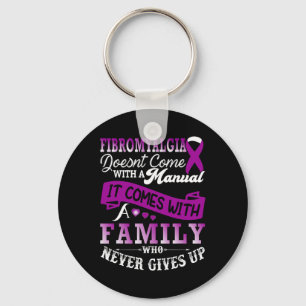 Porte-clés Sensibilisation Famille Violet Ribbon Support 1