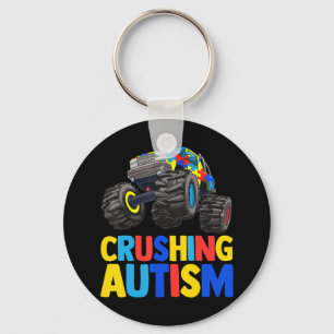 Porte-clés Sensibilisation stupéfiante Monster Truck Crushing