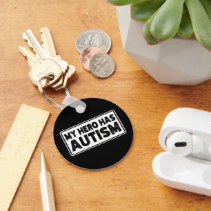 Porte-clés Sensibilisation sur l'autisme, Mon Héros A L'Autis