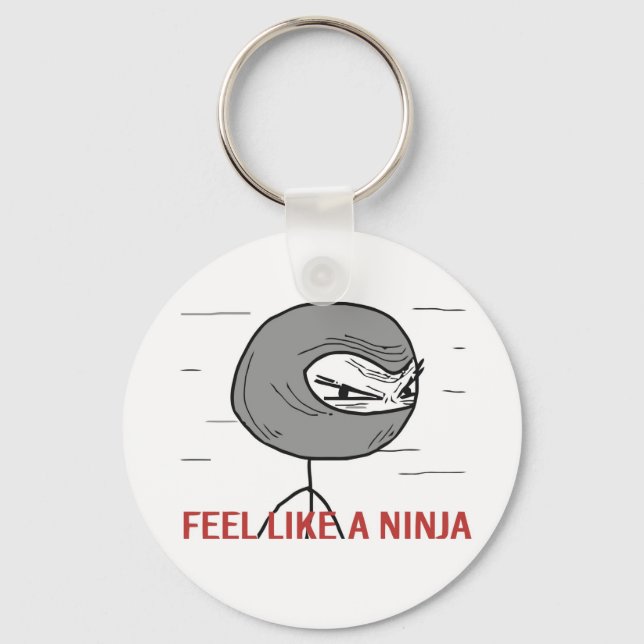 Porte-clés Sentez Comme Un Ninja (Recto)