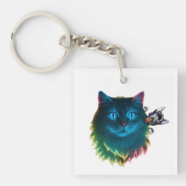 Porte-clés séoul avec chats (Devant)