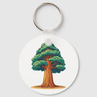 Porte-clés Sequoiadendron giganteum tree