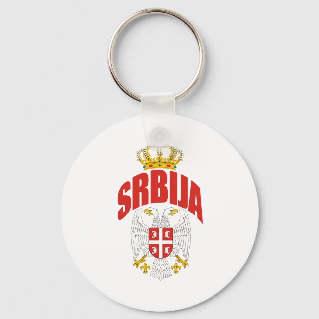 Porte-clés Serbie latine (Recto)