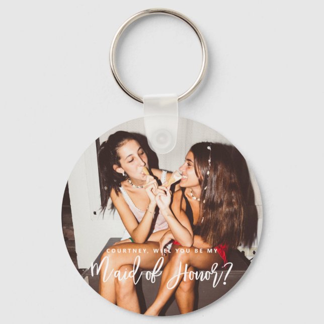 Porte-clés Serez-vous ma servante d'honneur Keyring photo (Recto)