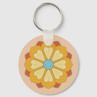 Porte-clés série lotus rétro