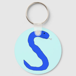 Porte-clés Serpent Bleu S