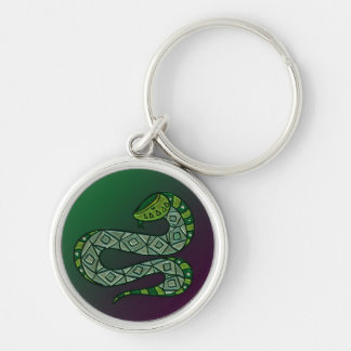 Porte-clés Serpent Cool Art Tribal Métallisé