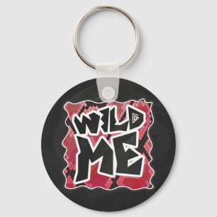 Porte-clés Serpent Wild Me Black et Red Print