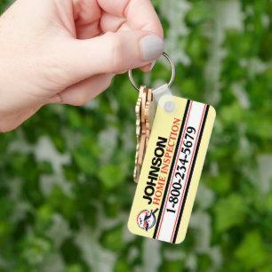 Porte-clés Service d'inspection de maison professionnelle