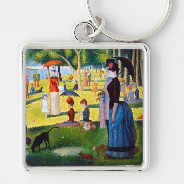 Porte-clés Seurat : Un dimanche à la La grand Jatte (Devant)